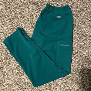 Figs Hunter Green Yola Pants